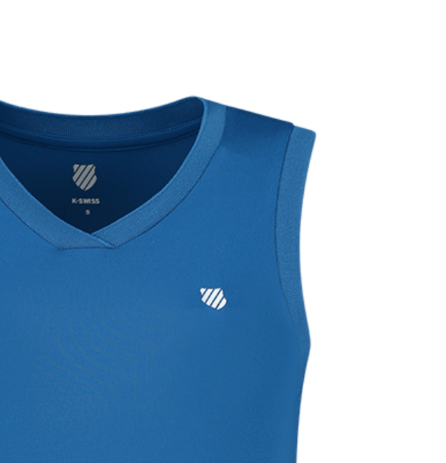 K-Swiss Hypercourt Singlet - Classic Blue  RRP £30