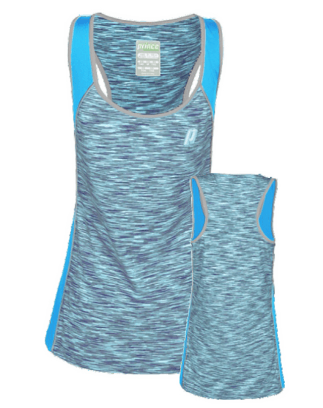 Prince - Space Dye Racer Vest Top - Azure  |  £30