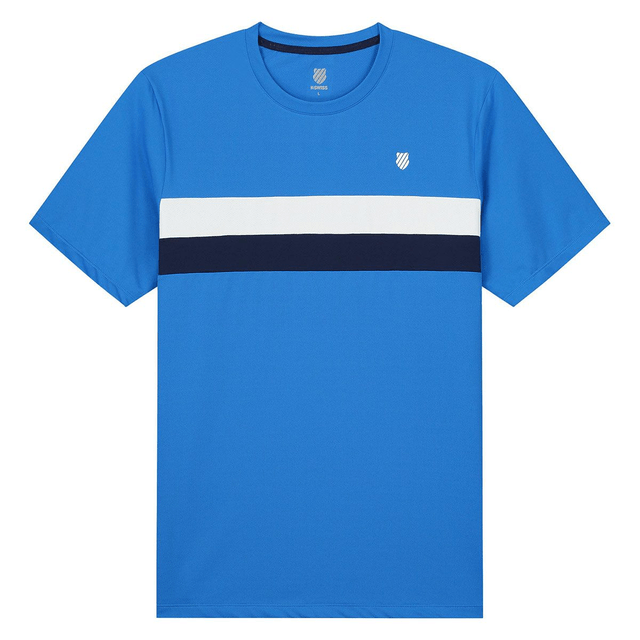 T-shirt K-Swiss hypercourt crew tee 2 Dark Blue / White 