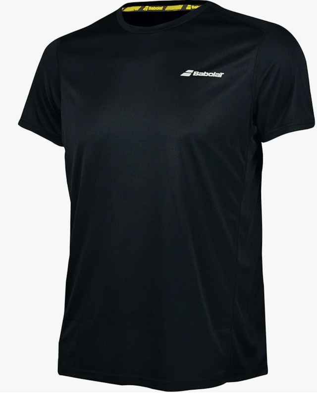 Babolat Coreflag Tee - Black  RRP £31.99
