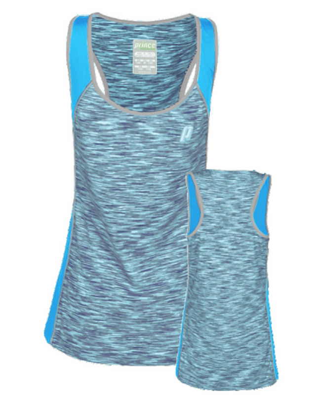 Prince - Space Dye Racer Vest Top - Azure  |  £30