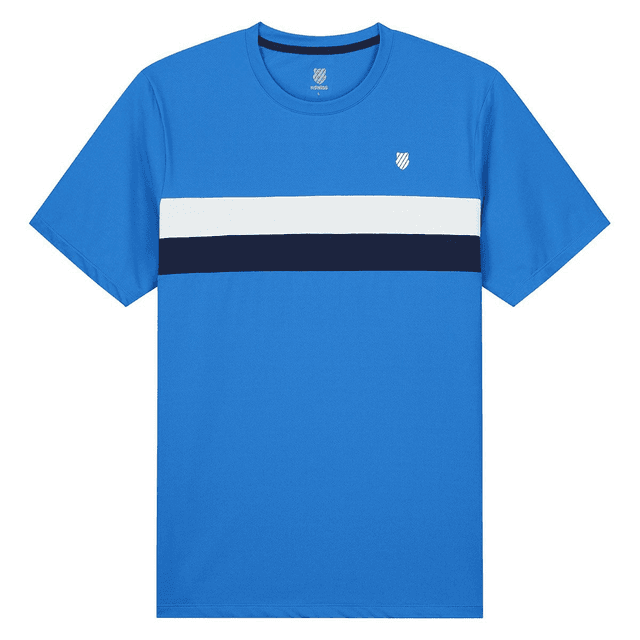 T-shirt K-Swiss hypercourt crew tee 2 Dark Blue / White 