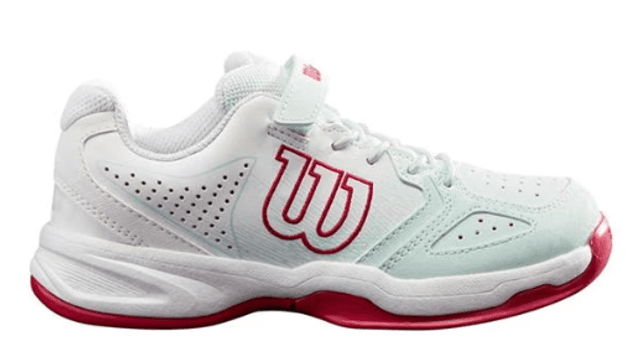 Wilson Junior Kaos QL Soothing Sea White Sangria Tennis Shoes 