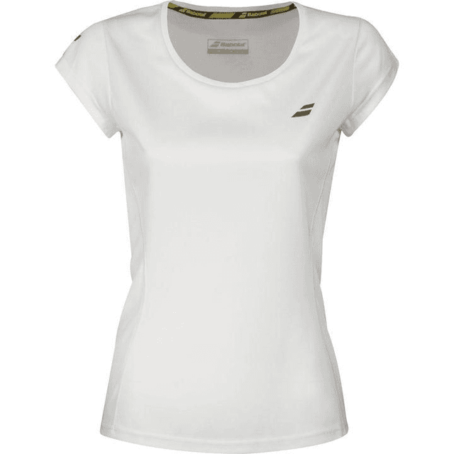 Babolat coreflag white  womens t shirt 