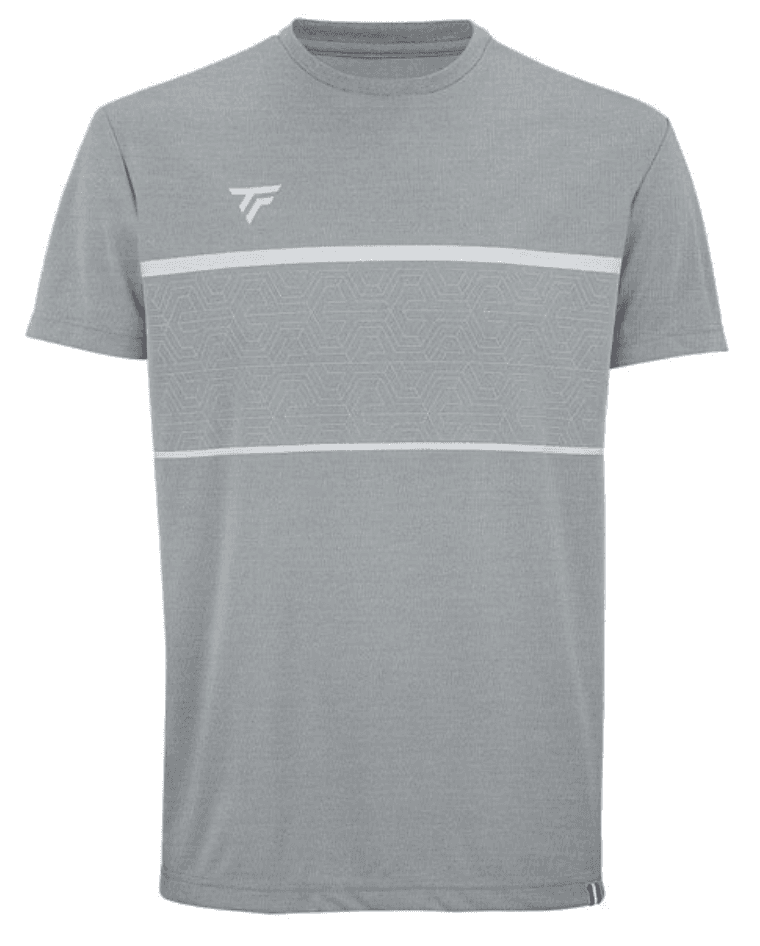 Tecnifibre Mens Team Tech Tennis T shirt Grey  RRP £30