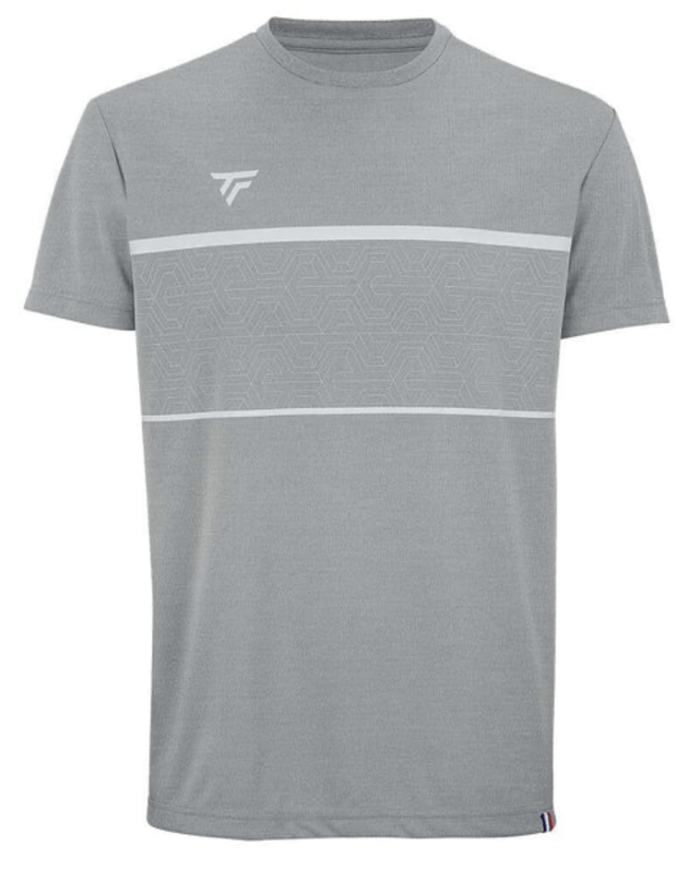 Tecnifibre Mens Team Tech Tennis T shirt Grey  RRP £30