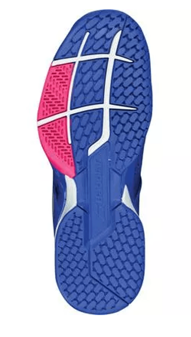 Babolat propulse Fury All court Womens Tennis Shoes blue Fandango pink