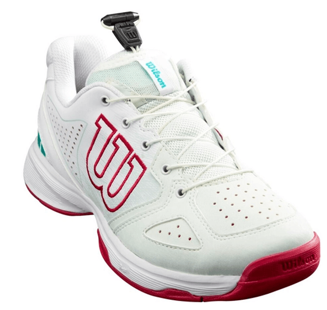 Wilson Junior Kaos QL Soothing Sea White Sangria Tennis Shoes