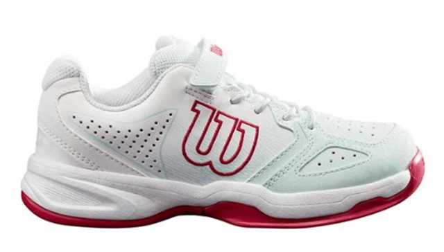 Wilson Junior Kaos QL Soothing Sea White Sangria Tennis Shoes